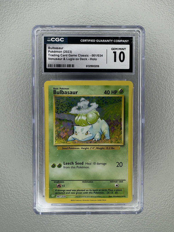 Bulbasaur (TCG Classic Holofoil) - CGC 10 [TCG Classic #001/034]