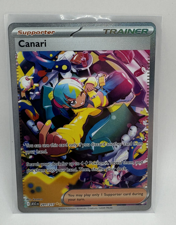 Canari 291/217 - Special Illustration Rare (SIR) Full Art - Ascended Heroes - MINT