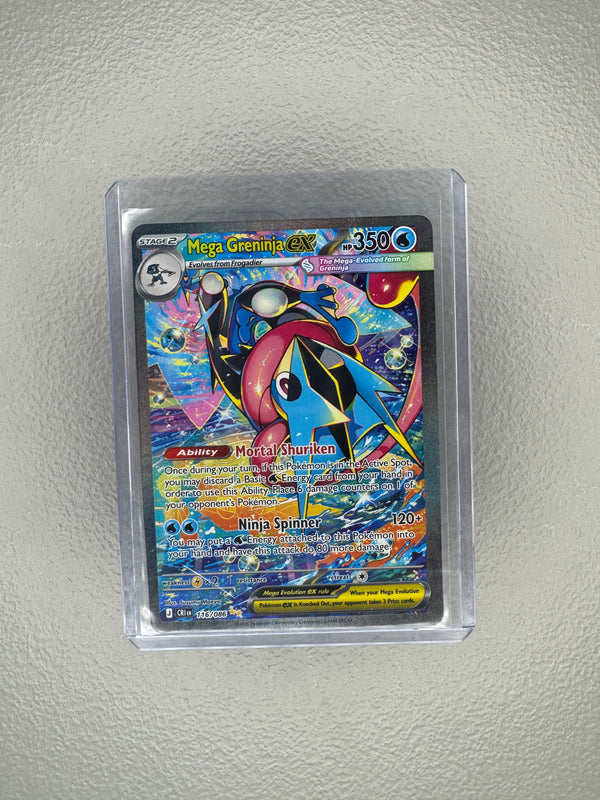 Mega Greninja ex (Full Art Textured Holofoil) [Chaos Rising #116/086]