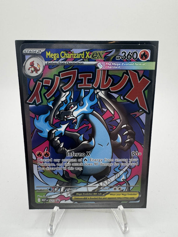 Mega Charizard X ex (Textured Full Art Holofoil) [MEP #023]