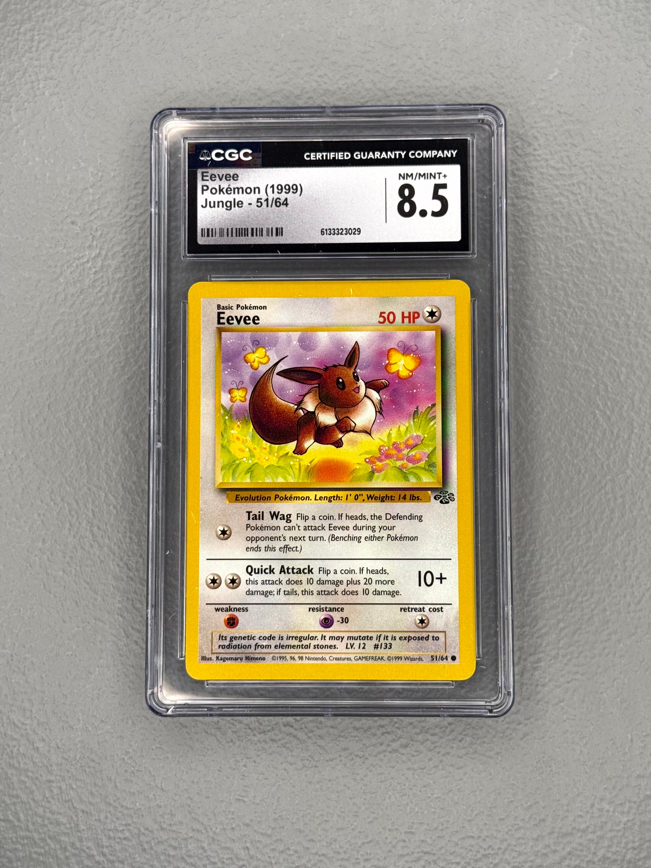 Eevee (Non-Holo) — CGC Mint 9 [Jungle #051/064]