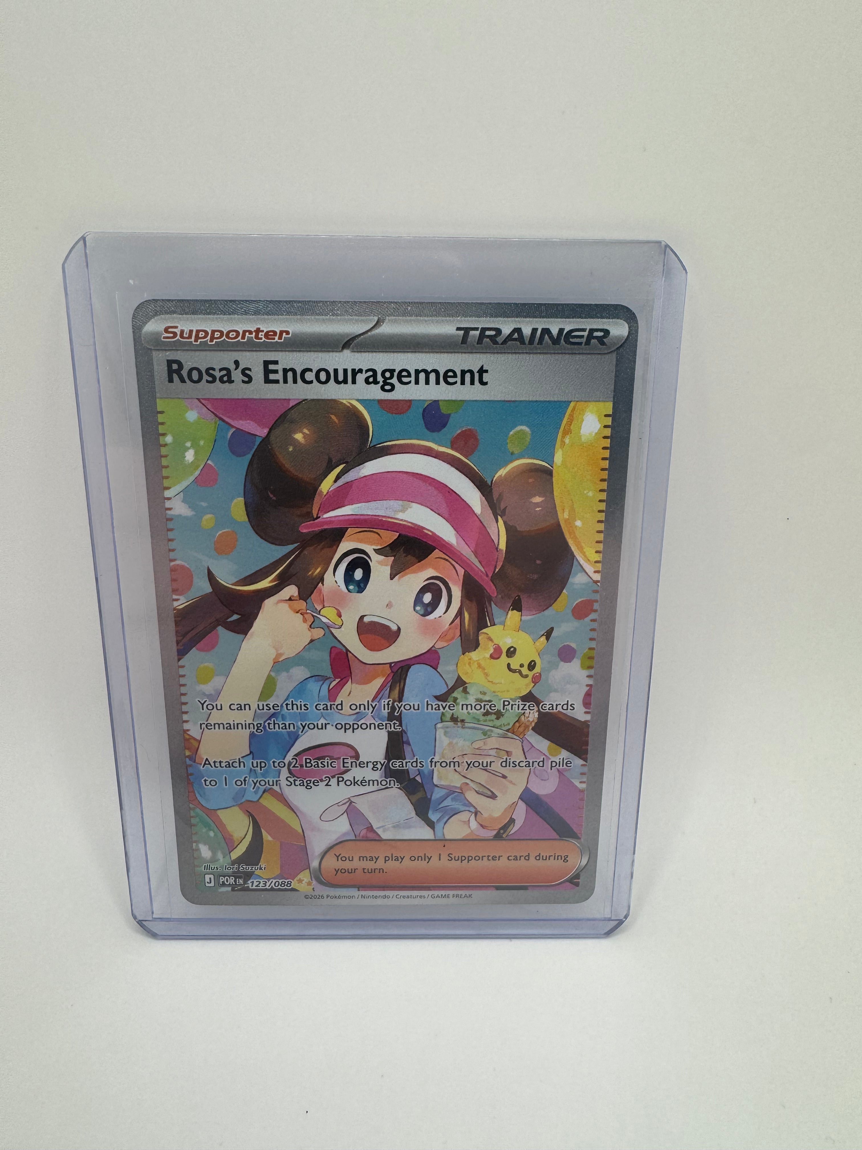 Rosa's Encouragement - 123/088 - ME03: Perfect Order (POR) - Special Illustration Rare