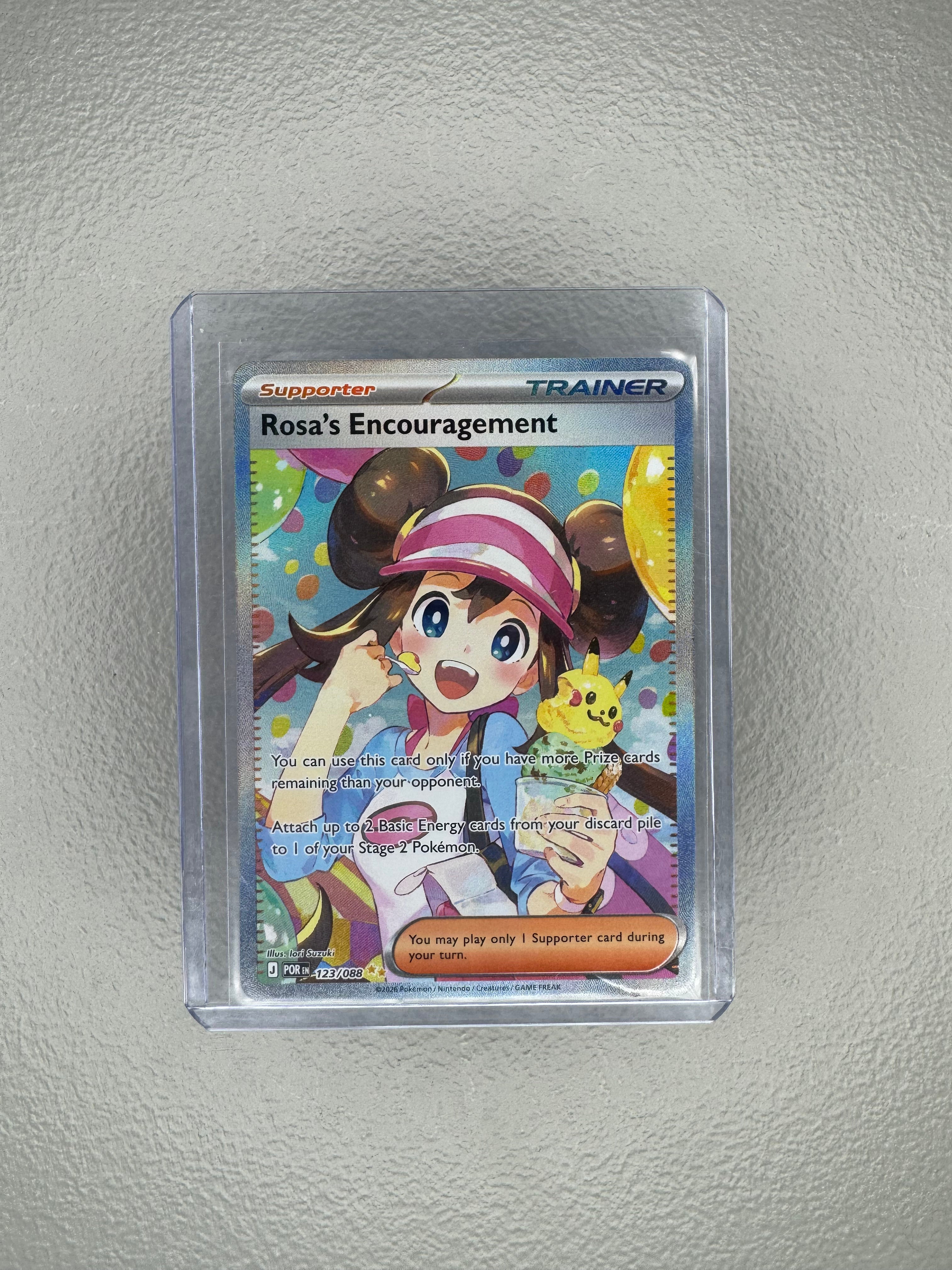 Rosa's Encouragement (Full Art Textured Holofoil) [Perfect Order #123/088]