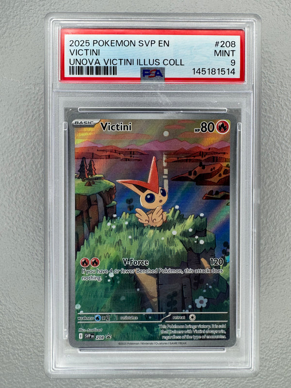 Victini (Full Art Illustration Holofoil) - PSA 9 [SVP #208]